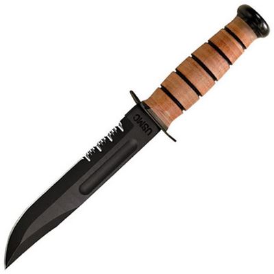 KA-BAR Knife U.S.M.C. 5-1/4" serrated edge