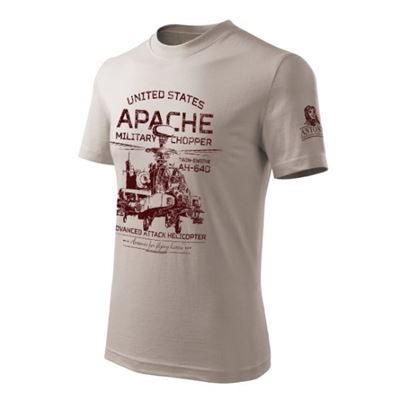 T-shirt with APACHE AH-64D
