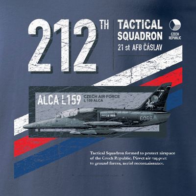 T-shirt AERO L-159 ALCA TRICOLOR BLUE