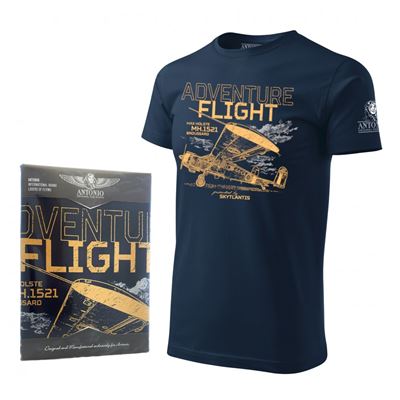 T-shirt ADVENTURE FLIGHT BLUE