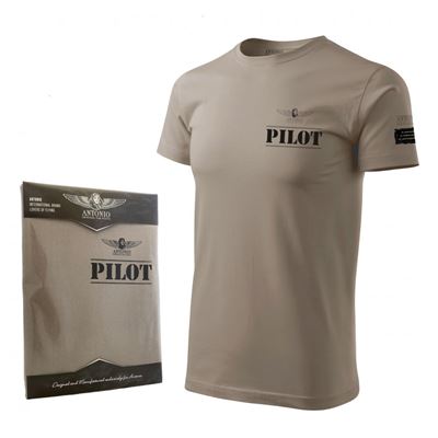 T-shirt PILOT BROWN