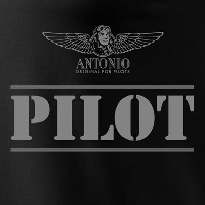 T-shirt PILOT BLACK
