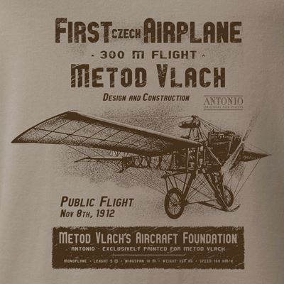 T-shirt METOD VLACH VINTAGE BROWN