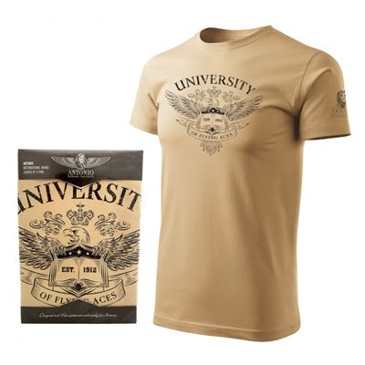 T-shirt UNIVERSITY of flying aces COYOTE