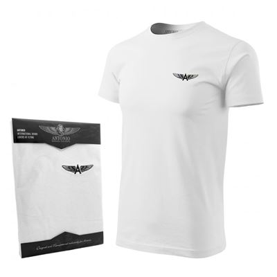 T-Shirt ANTONIO WINGS for aviators WHITE
