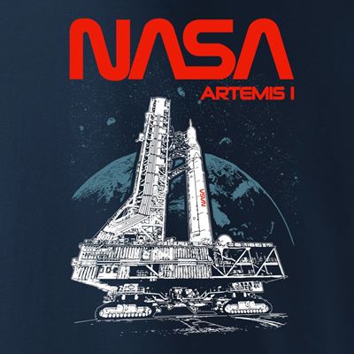 NASA ARTEMIS I Moon Mission T-Shirt BLUE ANTONIO® 0214951 2