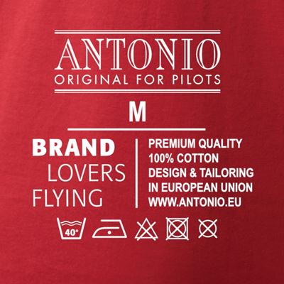 T-shirt with the NASA logo RED ANTONIO® 0214971 3