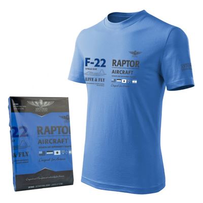 T-shirt F-22 RAPTOR BLUE