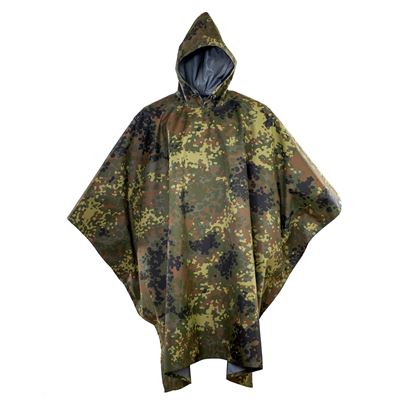 Poncho BW IRR FLECKTARN