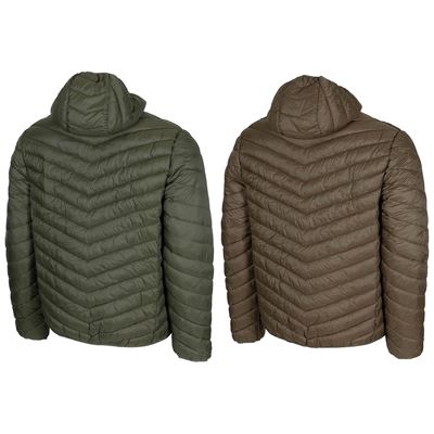 Reversible quilted jacket GREEN/BROWN MFH Defence 03675B 2