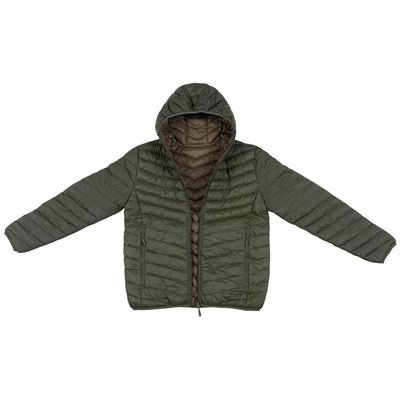 Reversible quilted jacket GREEN/BROWN MFH Defence 03675B 3