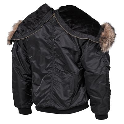 Jacket hooded N2B POLAR BLACK