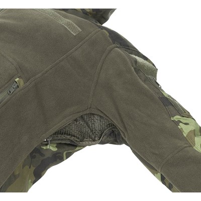 Tactical fleece jacket COMBAT czech CAMO 95