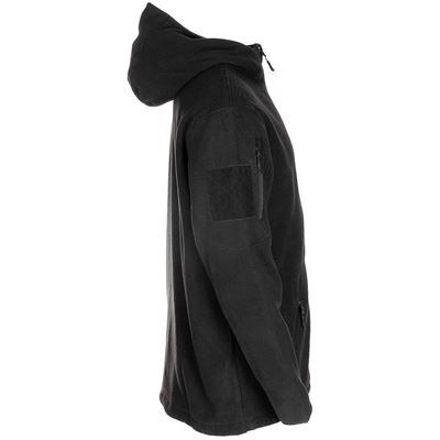 FLEECE zip-up hoodie TACTICAL BLACK