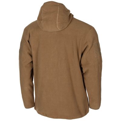 FLEECE zip-up hoodie TACTICAL COYOTE