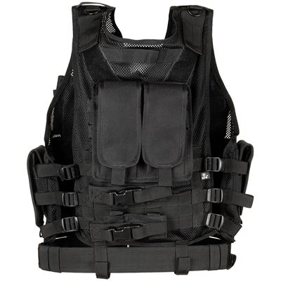 USMC tactical vest with belt BLACK