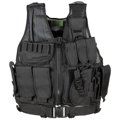 USMC tactical vest with belt BLACK