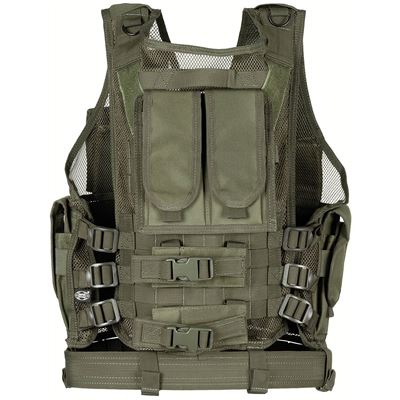 USMC tactical vest with belt OLIV