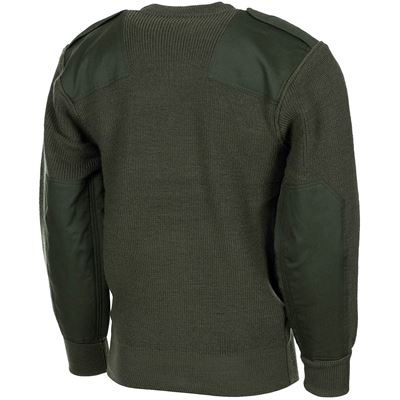 BW sweater with chest pocket OLIVE