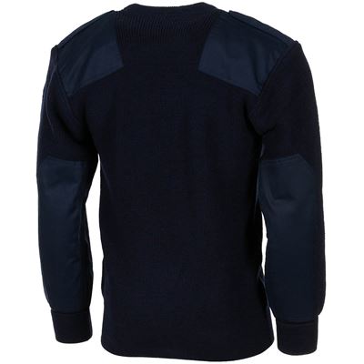 BW sweater with chest pocket BLUE