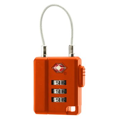 TSA combination lock ORANGE