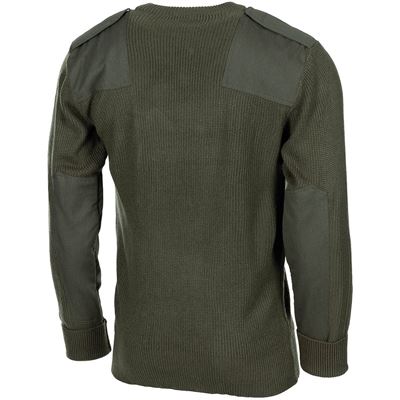 BW sweater with chest pocket OLIVE