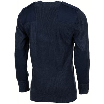 BW sweater with chest pocket BLUE