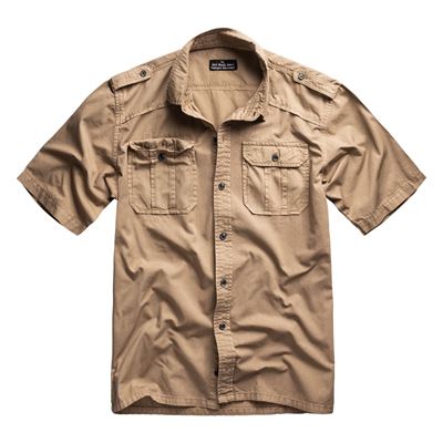 M65 BASIC shirt with short sleeves BEIGE
