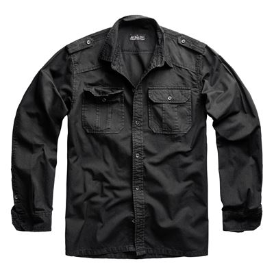 M65 BASIC shirt with long sleeves BLACK