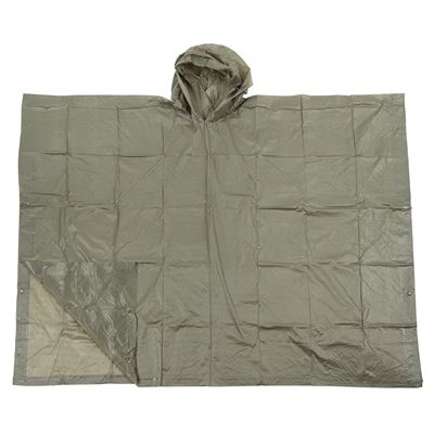 Poncho Vinyl 200x127cm 0,12mm OLIV