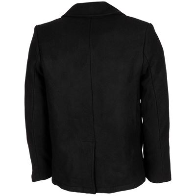 US  Pea Coat BLACK