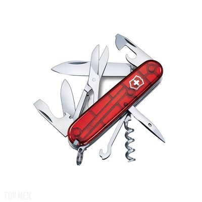 Pocket Knife RED CLIMBER Transparent