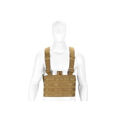MOLLE PALS chest rig lightweight 600D COYOTE INVADERGEAR 1010737-30 3