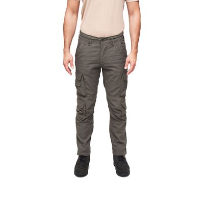 Pants vintage PURE SLIM FIT OLIVE BRANDIT 1016-01 2