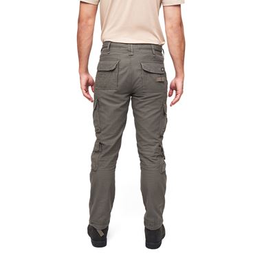 Pants vintage PURE SLIM FIT OLIVE BRANDIT 1016-01 3