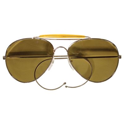 Aviator Air Force Style Sunglasses BROWN