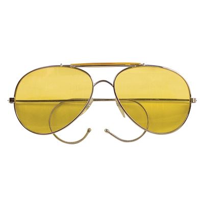 AIR FORCE YELLOW glasses with case