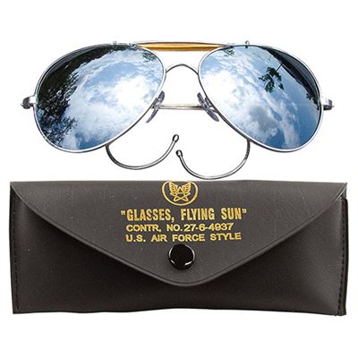MIRROR AIR FORCE glasses with case