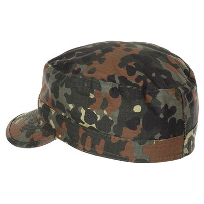 MFH Czech Woodland Ripstop BDU Field Cap - Military Style Cotton Hat, Multiple Sizes