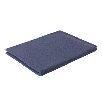 Woolen blanket 155x205 BLUE
