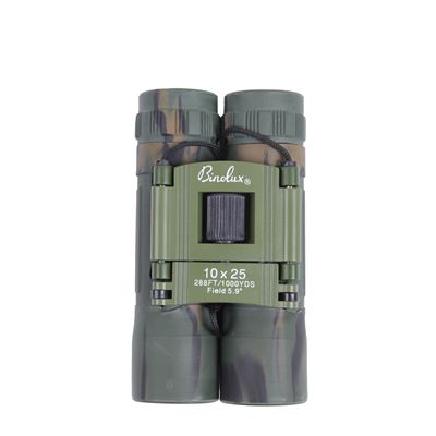 Binoculars 10x25 folding WOODLAND