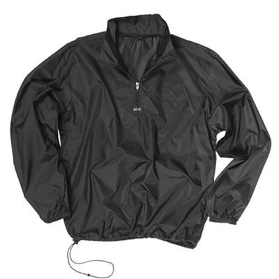 Windshirt lightweight windbreaker jacket BLACK