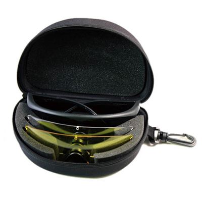Goggles Tactical FIRE TEC in housing with 3 lenses
