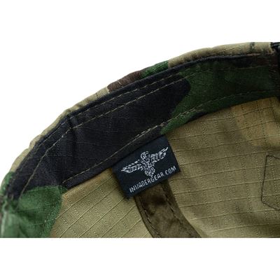 VELCRO Rip-Stop Baseball Cap WOODLAND INVADERGEAR 103399-22 7
