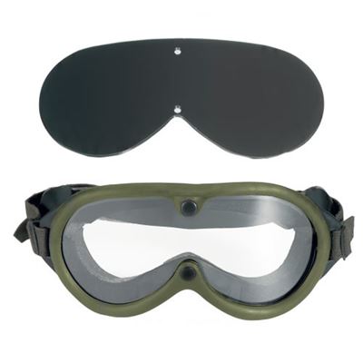 U.S. M44 tactical goggles in box OLIVE