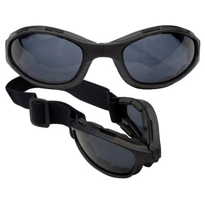 Goggles Tactical Folding BLACK