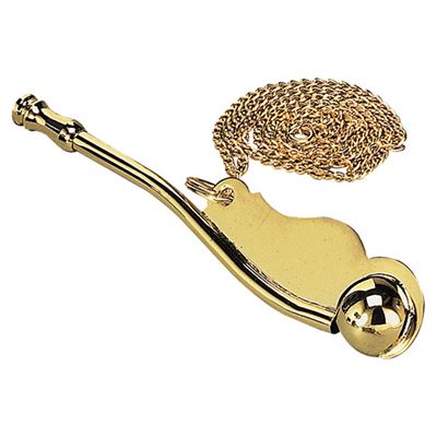 Whistle Boatman'S with chain GOLD
