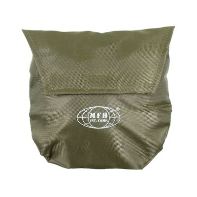 Hat with mosquito net and end cap OLIVE