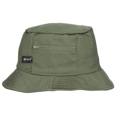 Fishing hat with pocket OLIVE