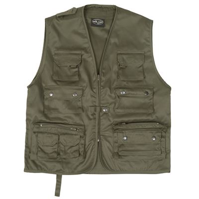 MIL-TEC vest JAGD hunting or fishing KHAKI